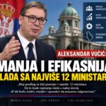 VUČIĆ NAJAVIO VELIKI REZ: MANJA I EFIKASNIJA VLADA SA NAJVIŠE 12 MINISTARA